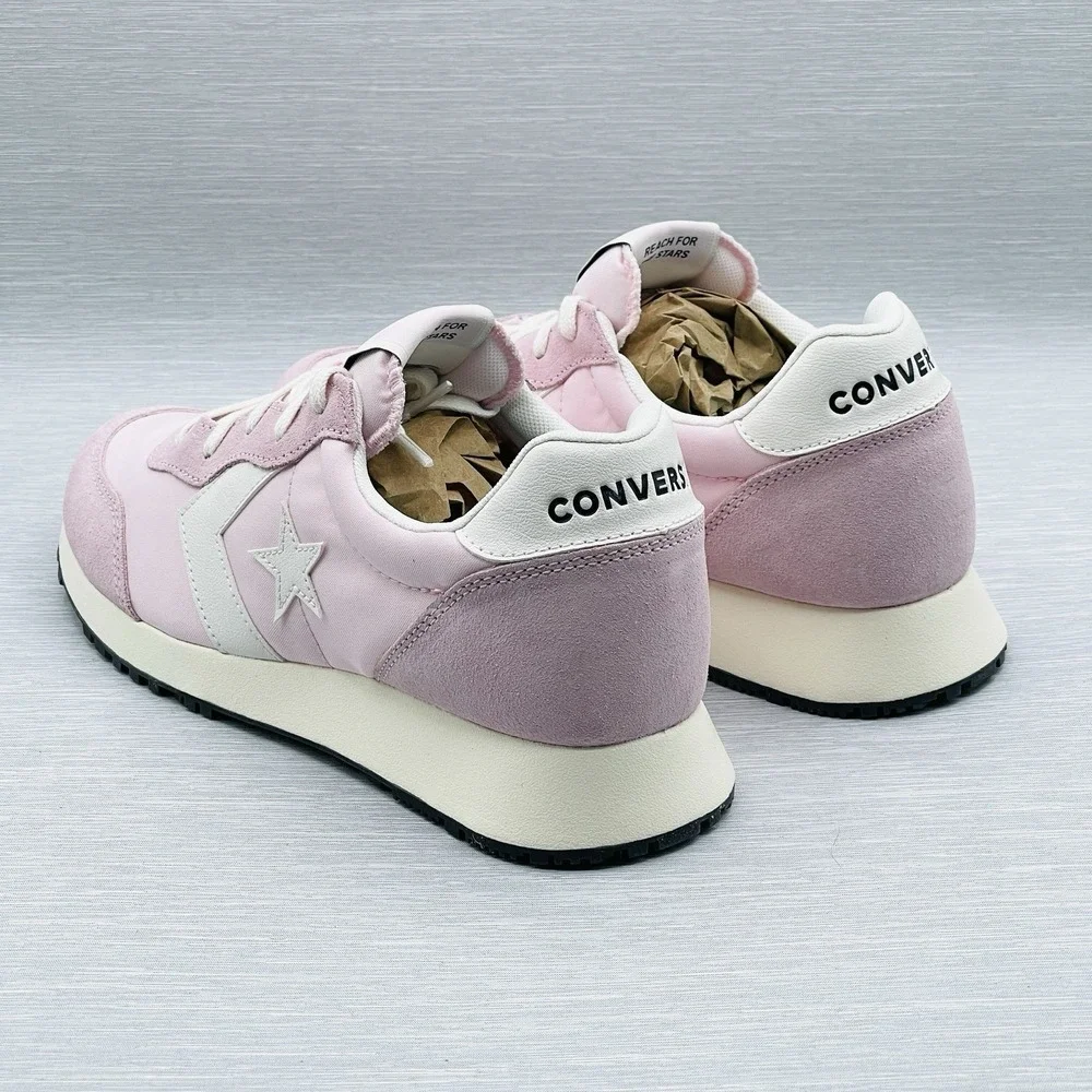 Converse Men's 10 Sneakers Pink Omega Trainer Women's 11.5 Retro Leather A13471C